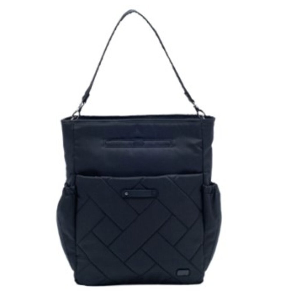 LUG Symphony ConvertibleTote Bag / Shoulder Bag / Backpack - Brushed Black - Picture 2 of 16
